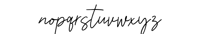 RestoreSignature-Regular Font LOWERCASE