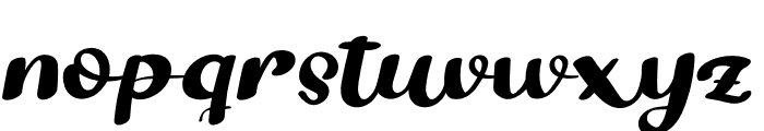 Resty Font LOWERCASE