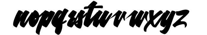 Retention Script Bold Font LOWERCASE