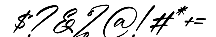 Rethaster Italic Font OTHER CHARS