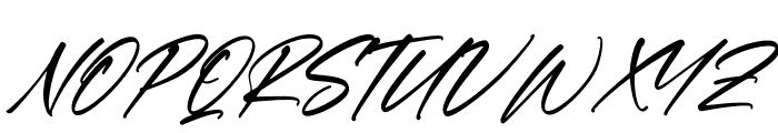 Rethaster Italic Font UPPERCASE