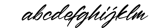 Rethaster Italic Font LOWERCASE