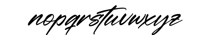Rethaster Italic Font LOWERCASE