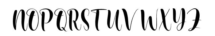 Rethavile Font UPPERCASE