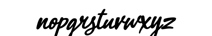 RetilaItalic Font LOWERCASE