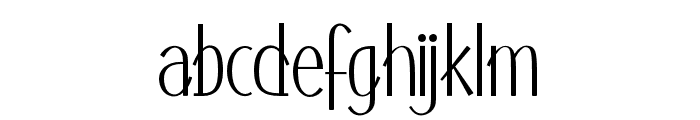 Retrago-Regular Font LOWERCASE