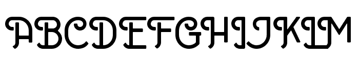 Retrican-Regular Font UPPERCASE