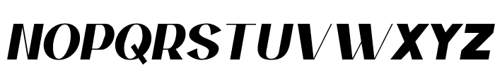 Retrive Extra Bold Italic Font UPPERCASE