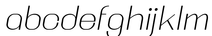 Retrive Extra Light Italic FONT