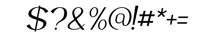 Retrive Regular Italic Font OTHER CHARS