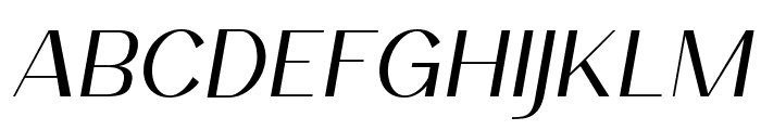 Retrive Regular Italic Font UPPERCASE