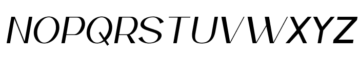 Retrive Regular Italic Font UPPERCASE