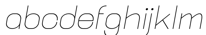 Retrive Thin Italic FONT