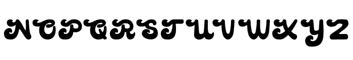 Retro Baby Font UPPERCASE