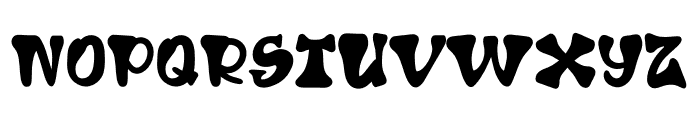 Retro Bawl Font UPPERCASE