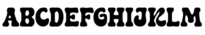 Retro Boogy Font UPPERCASE