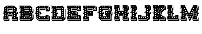 Retro Cinema Font UPPERCASE