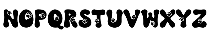 Retro Dog Font UPPERCASE