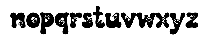 Retro Dog Font LOWERCASE