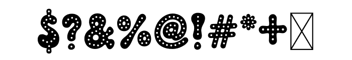 Retro Fancy Dot Font OTHER CHARS