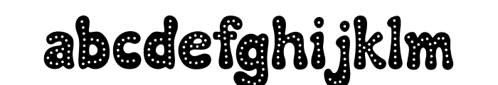 Retro Fancy Dot Font LOWERCASE