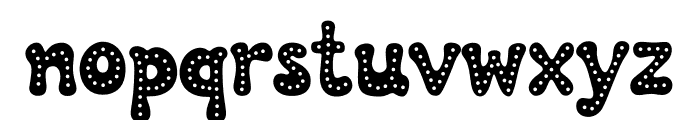 Retro Fancy Dot Font LOWERCASE