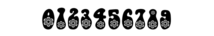 Retro Flower Font OTHER CHARS
