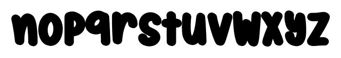 Retro Funky O Font LOWERCASE