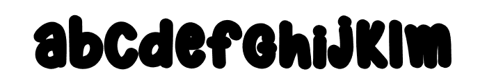 Retro Funky Y Font LOWERCASE