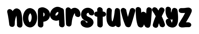 Retro Funky Y Font LOWERCASE