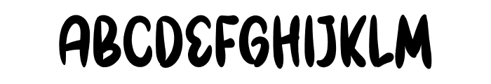 Retro Ghost Font LOWERCASE