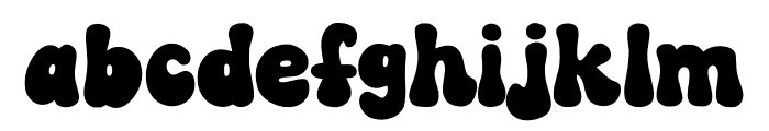 Retro Grinch Font LOWERCASE