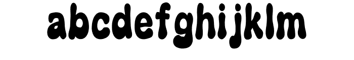 Retro Groovy Clean Font LOWERCASE