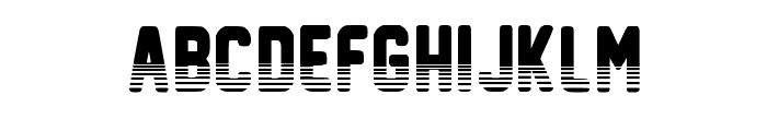 Retro Halfline Regular Font LOWERCASE