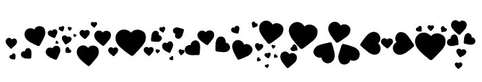 Retro Heart of Love Font LOWERCASE