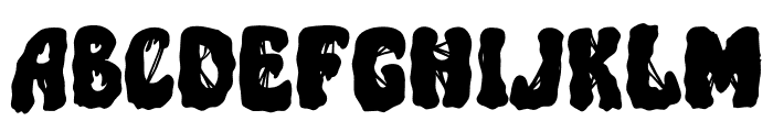 Retro Horror Font LOWERCASE