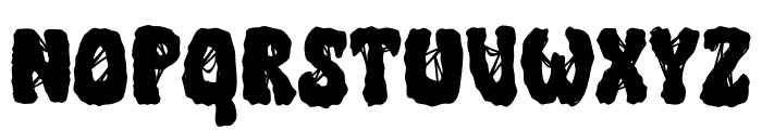 Retro Horror Font LOWERCASE