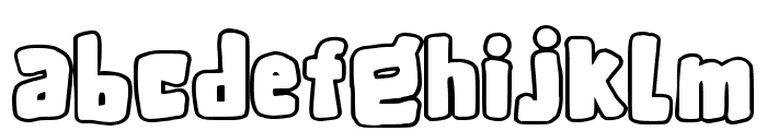 Retro Kid Regular Font LOWERCASE