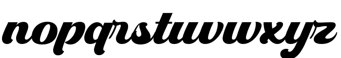 Retro Lettering Regular Font LOWERCASE