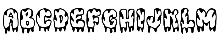 Retro Monster Drip Font UPPERCASE