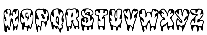 Retro Monster Drip Font LOWERCASE