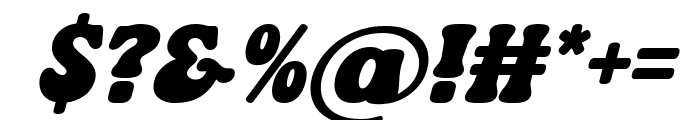 Retro Osar Italic Font OTHER CHARS