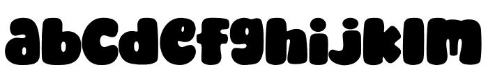 Retro Peace Regular Font LOWERCASE