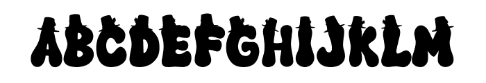 Retro Pilgrim Font LOWERCASE