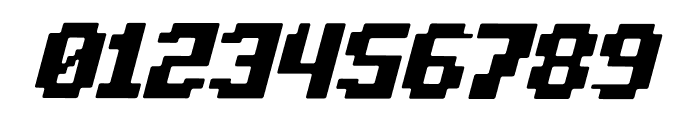 Retro Pixel Italic Font OTHER CHARS