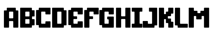 Retro Pixel Font UPPERCASE