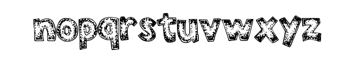 Retro Pointilism Regular Font LOWERCASE