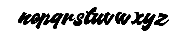 Retro Polishe Font LOWERCASE