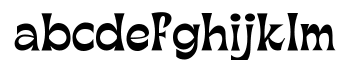 Retro Romantic Font Regular Font LOWERCASE