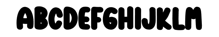 Retro Scribble Funky Font UPPERCASE